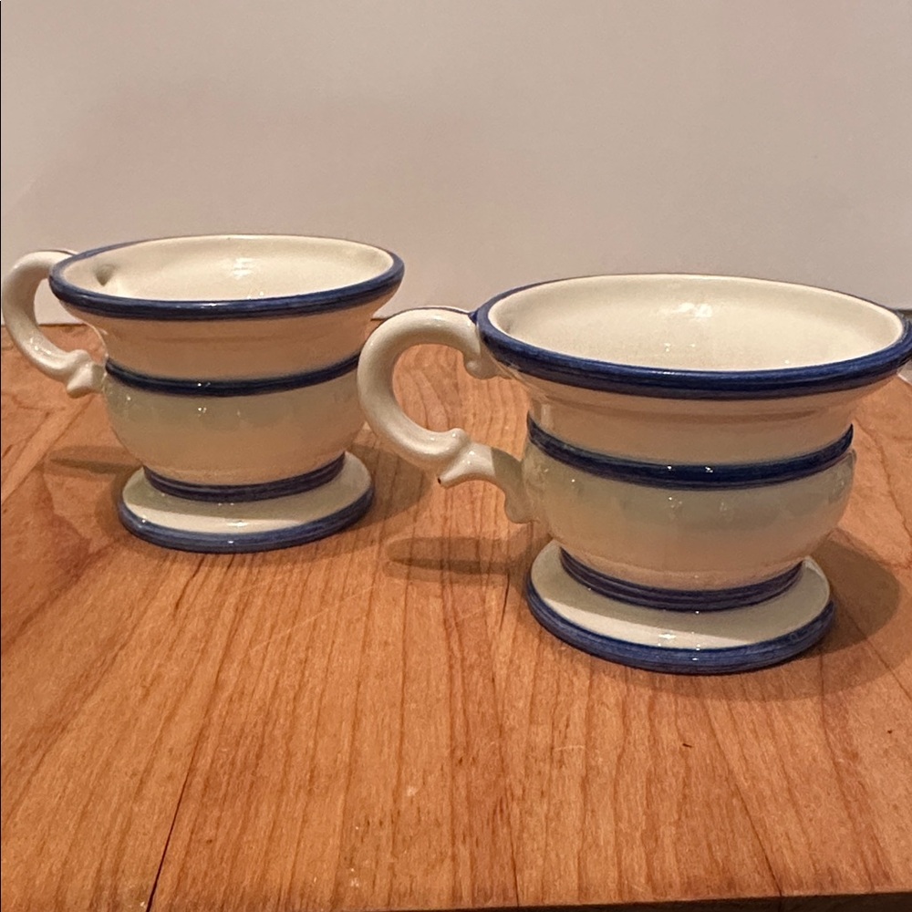 Vintage Dept 56 two sisters tea/coffee pot with four cups - Picture 15 of 16